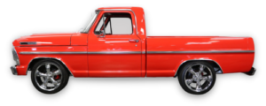 red classic truck